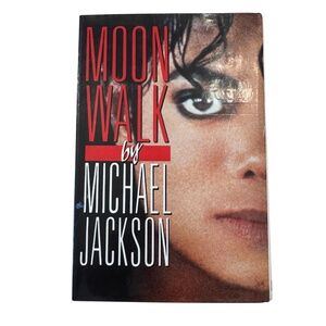 MoonWalk by Michael Jackson ( 1988 First Edition ) Hardcover book